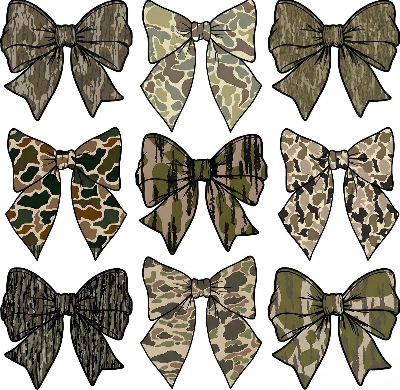 Camo Bows