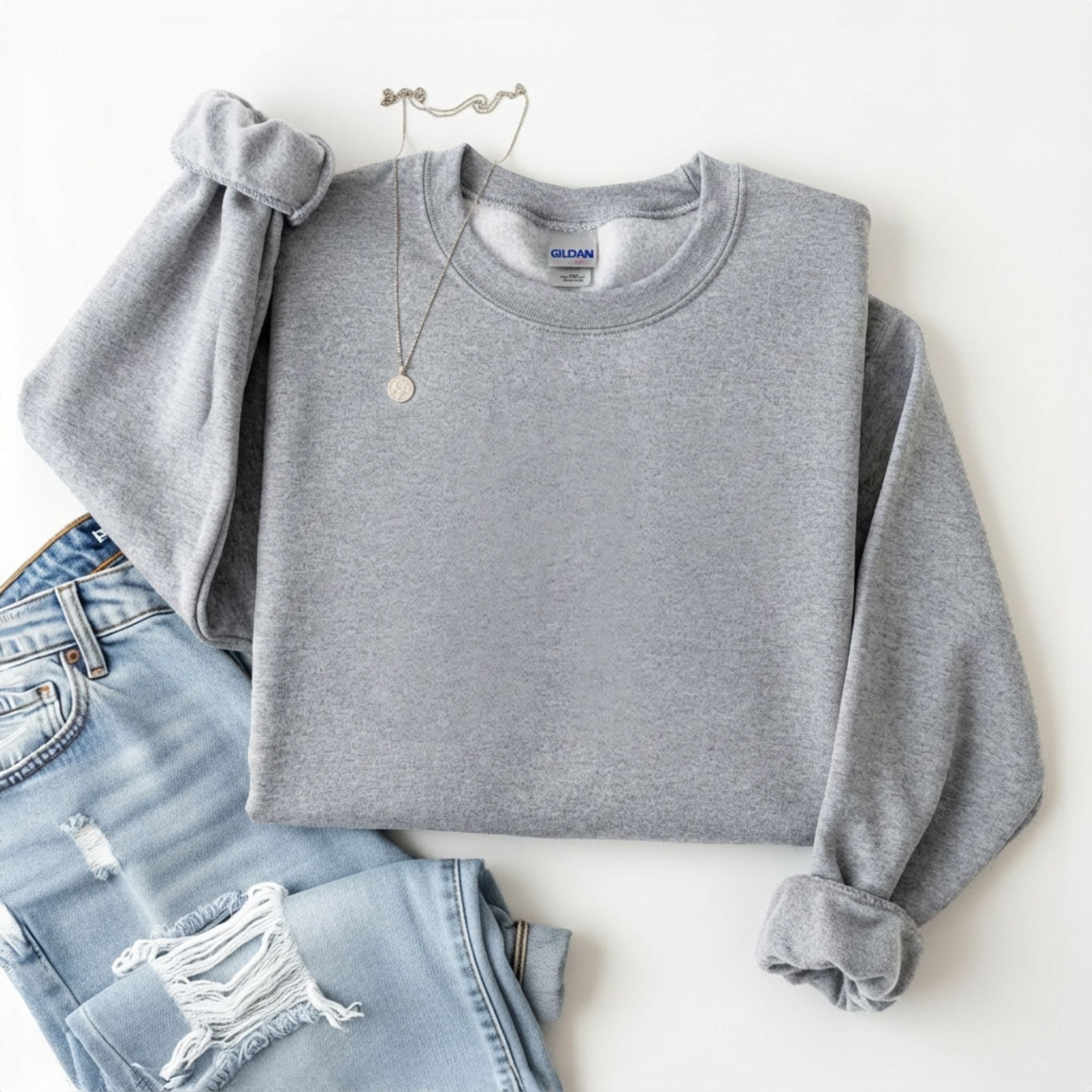 Gray Crewneck Sweater